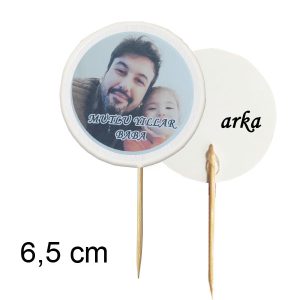 Fotoğraf Baskılı Kürdan 6,5 cm - Fotoğraflı Kürdan